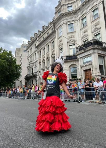 Rebecca Scott at London Pride