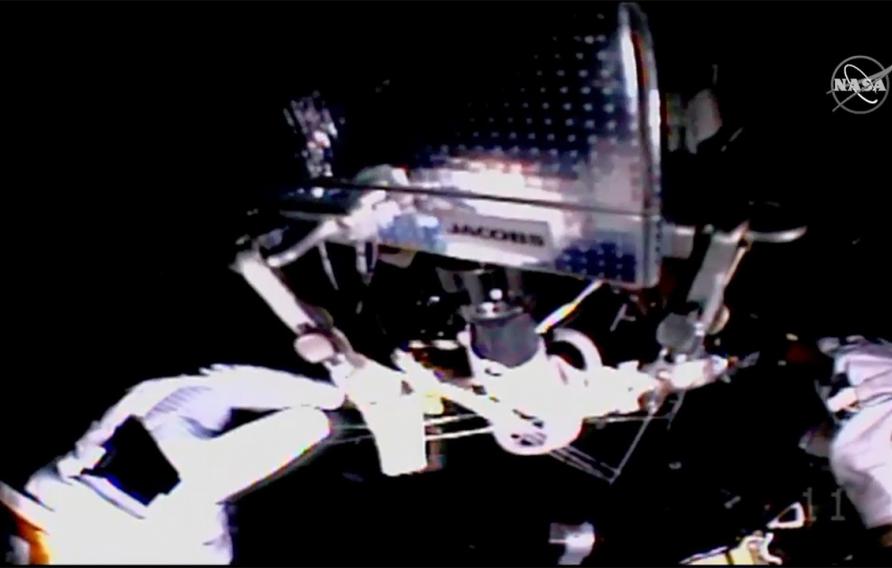 Wireless camera in space