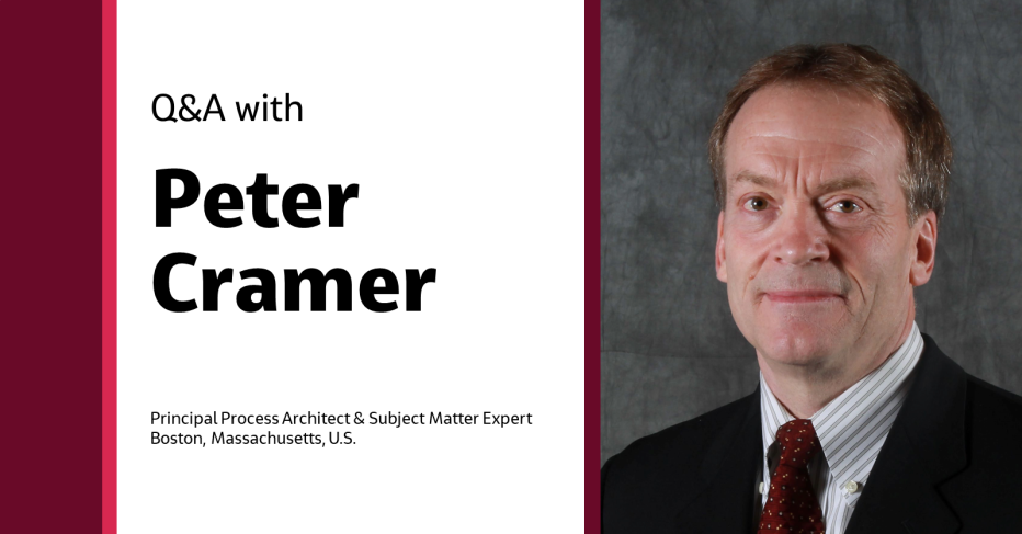 Peter Cramer headshot in Q&amp;A banner graphic