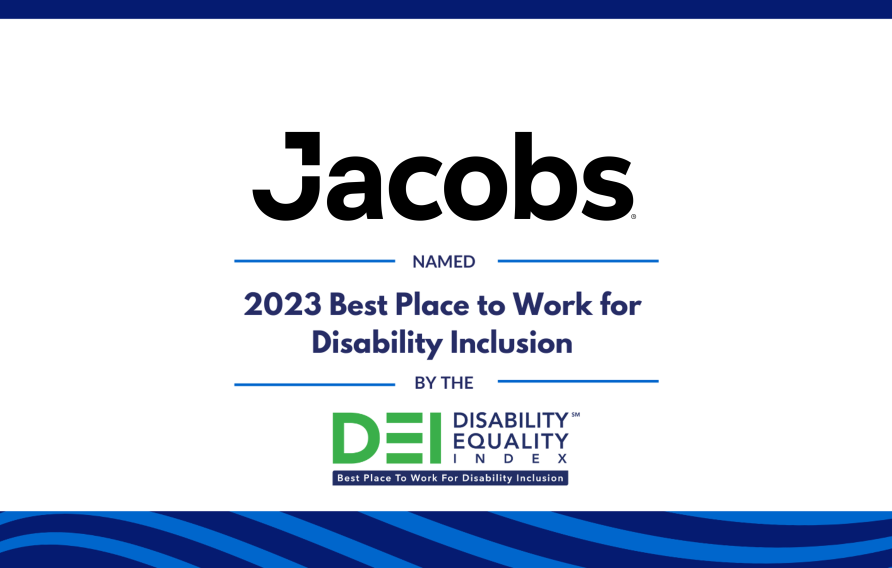 Jacobs 2023 Best Place to Work for Disability Inclusion